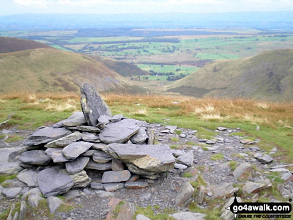 Walk c245 Blencathra from Mungrisdale - Bannerdale Crags summit cairn