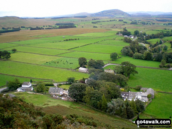 Walk c245 Blencathra from Mungrisdale - Mungrisdale from Raven Crags