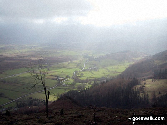 The Bassenthwaite Valley from Barf 