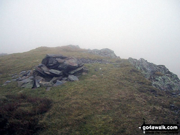 Walk c183 Lord's Seat and Graystones from Whinlatter Forest Park - Graystones summit cairn