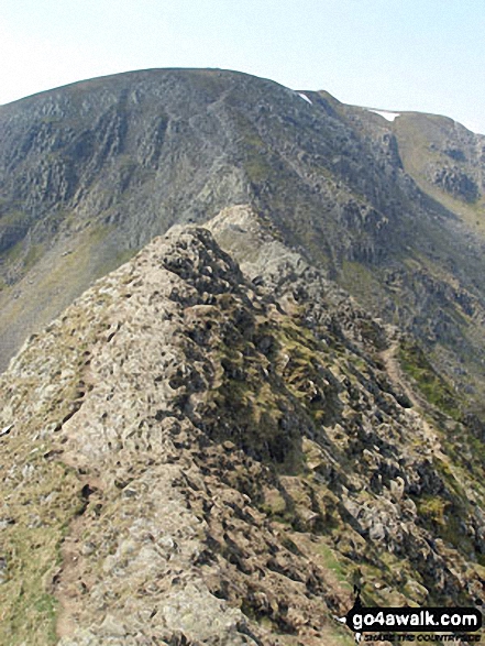 On Striding Edge en-route to Helvellyn