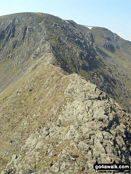 Walk c220 Helvellyn via Striding Edge from Glenridding - Striding Edge