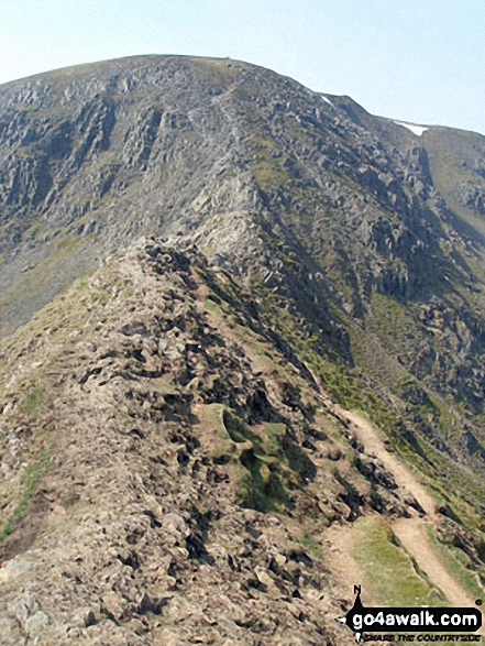 Walk c220 Helvellyn via Striding Edge from Glenridding - Striding Edge