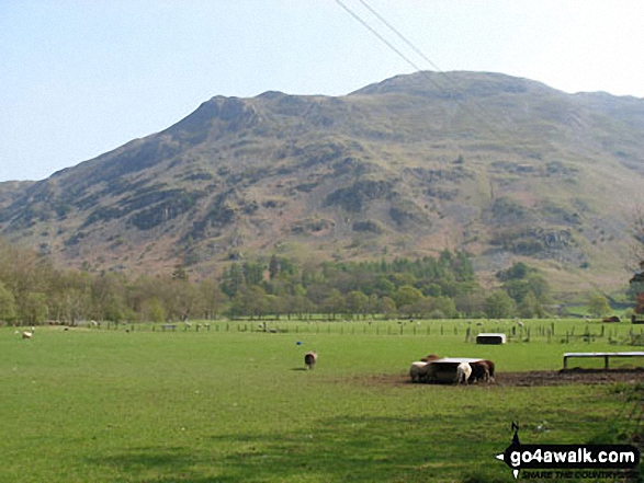 Walk c235 The Deepdale Horseshoe from Patterdale - Place Fell from Patterdale