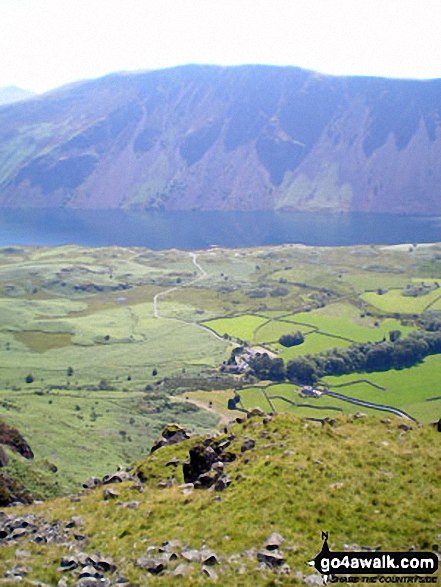 Walk c328 The Greendale Horseshoe - Illgill Head and the Wast Water Screes from Buckbarrow