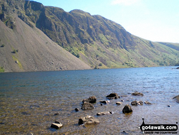 Walk c116 Illgill Head and Whin Rigg from Wasdale Head, Wast Water - Whin Rigg and the Wast Water Screes