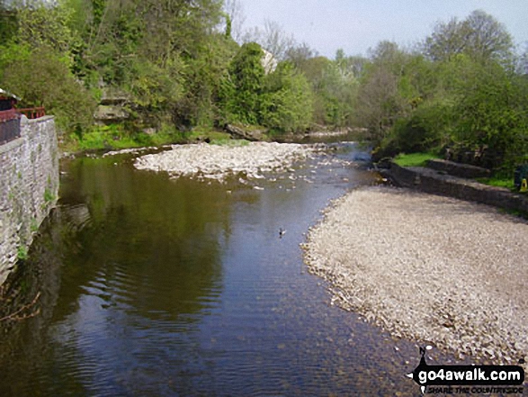 Walk c368 Nine Standards Rigg from Kirkby Stephen - The River Eden from Frank's Bridge, Kirkby Stephen