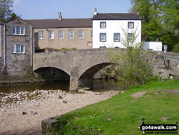 Walk c368 Nine Standards Rigg from Kirkby Stephen - Frank's Bridge over The River Eden, Kirkby Stephen