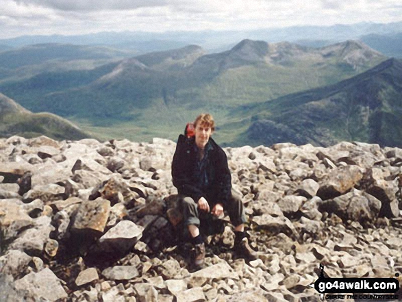 Walk h137 Ben Nevis and Carn Mor Dearg from Achintee, Fort William - On Ben Nevis