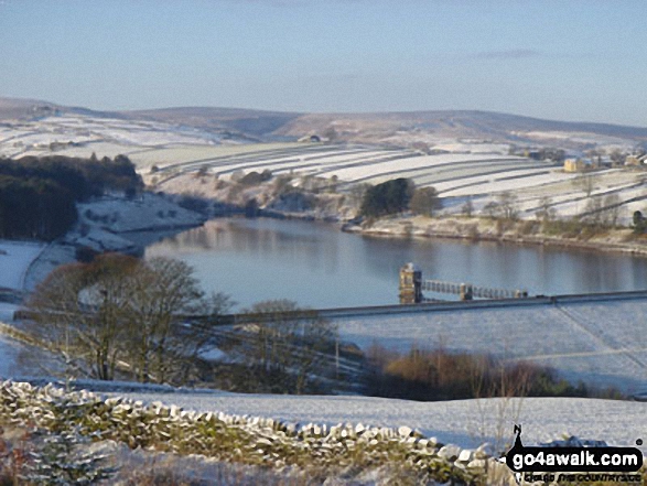 Lower Laithe Reservoir from Penistone Hill near Haworth 