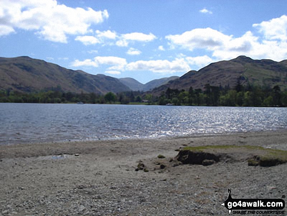 Walk c411 Starling Dodd via Scale Beck from Buttermere - Crummock Water and Low Ling Crag - with Rannerdale Knotts (left), Fleetwith Pike (centre) and The High Stile Ridge (right)