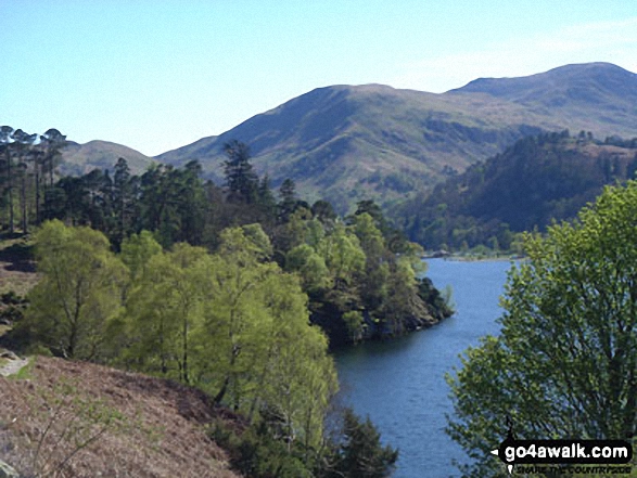 Walk c198 The Southern Shore of Ullswater from Glenridding - Approaching Silver Point on the shores of Ullswater