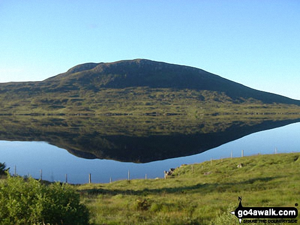 Meall na Lice from across Loch Ossian 