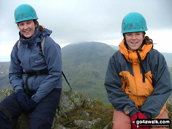 Walk gw131 Cnicht from Croesor - Me and my best friend Emily on Cnicht