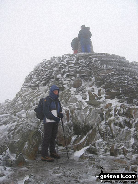 Me on Snowdon in Snowdonia Gwynedd Wales