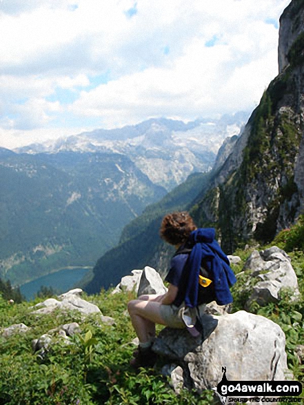 Me on Gablonzer Hutte in Dachstein Hinterland  Austria