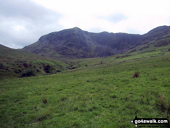 Looing back up to Gau Graig from Mynydd Gwerngraig 