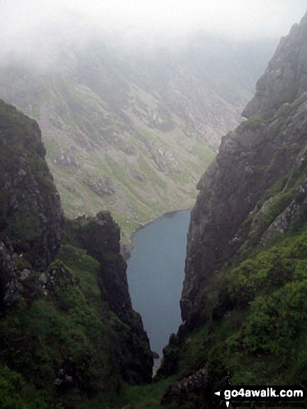 Lyn Cau from a break in the crags along Craig Cau