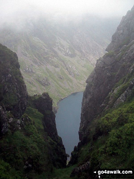 Lyn Cau from a break in the crags along Craig Cau 