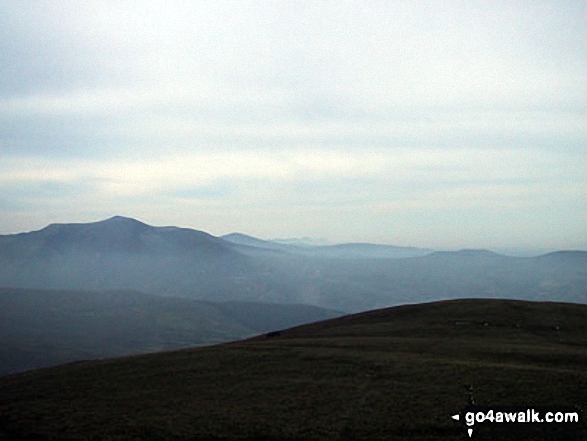 Walk gw171 Bera Bach from Bont Newydd - Foel-goch, Elidir Fawr, Mynydd Perfedd and Carnedd y Filiast from Drosgl