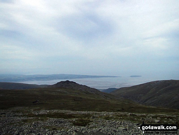 Bera Mawr with Anglesey and Conwy Bay beyond from Carnedd Gwenllian (Carnedd Uchaf)