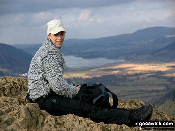 Me at the top of Cat Bells (Catbells)