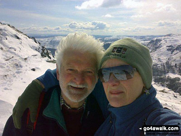 Eric and me on Helm Crag, Easter Sunday 2008. Fabulous!!!