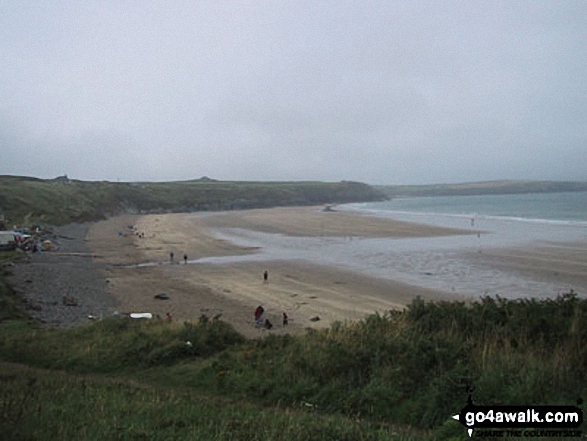 Walk pe120 Carn Llidi, Carnedd-lleithr and St David's Head from Whitesands Bay (Porth Mawr) - Whitesands Bay, St David's Head