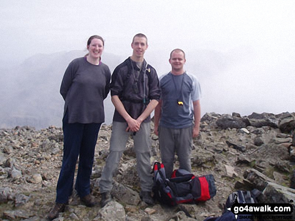 Walk c151 Great Gable, Kirk Fell and Hay Stacks from Honister Hause - On Great Gable