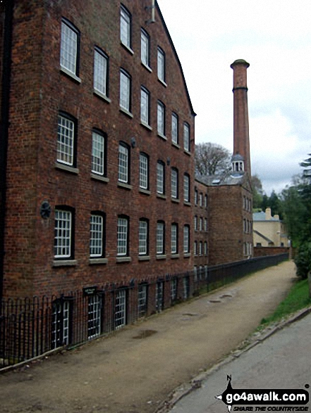 Walk ch134 The River Bollin, Styal Country Park and Quarry Bank Mill from Wilmslow - Quarry Bank Mill, Styal Country Park