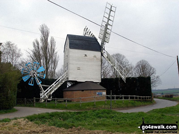 Walk ht108 Ardeley and Cromer Windmill from Walkern - The Windmill at Cromer