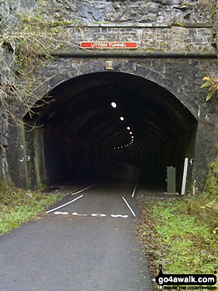 Walk d179 Monks Dale and The Limestone Way from Miller's Dale - The other end of the recently reopened Litton Tunnel on the Monsal Trail