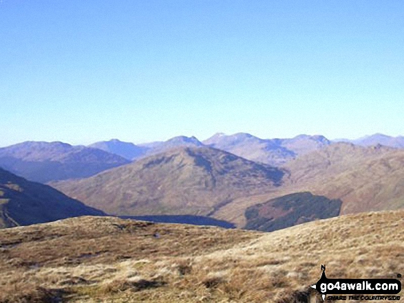 The Arrochar Alps from Beinn Dubh (Loch Chon) 