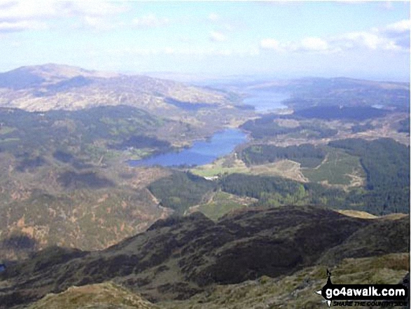 Walk st116 Ben Venue from Kinlochard - Ben Ledi from Ben Venue