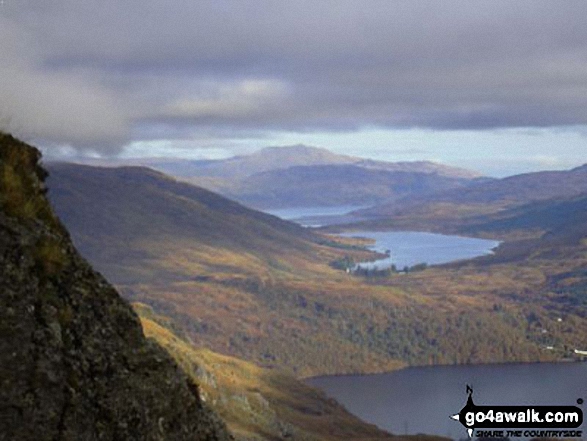 Ben Ledi from Ben Vane looking over Loch Lomond, Loch Arklet and Loch Katrine