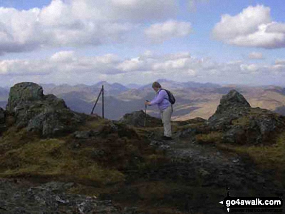 Kirsteen Gilmour on Ben Venue in Loch Lomond and The Trossachs Stirlingshire Scotland