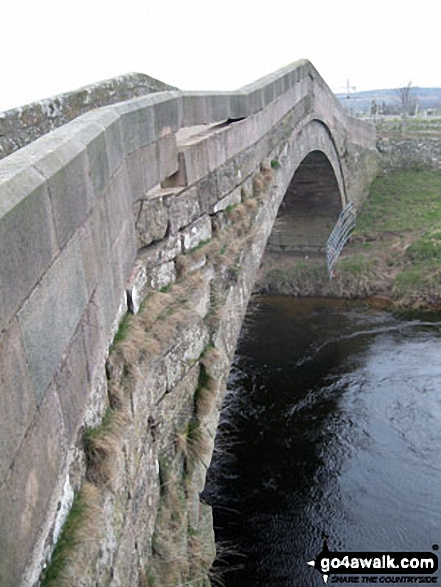 Walk n181 Dod Law from Doddington Bridge - Doddington Bridge in a poor state of repair