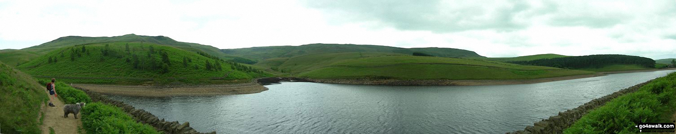 Walk d210 White Brow and Kinder Reservoir from Hayfield - *Kinder Reservoir