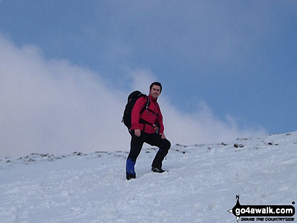 Walk c117 Blencathra and Knowe Crags (Blease Fell) via Sharp Edge from Scales - Andy Brown on Blencathra or Saddleback (Hallsfell Top)