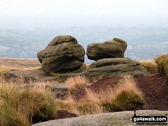 The Wain Stones near Bleaklow Head (Bleaklow Hill)