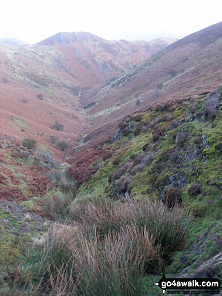 Cross Dyke from Townbrook Valley, The Long Mynd 