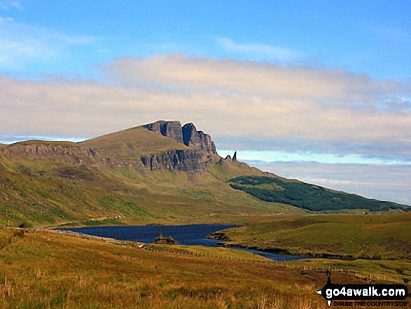 The Storr and The Old Man of Storr from across Loch Leathan