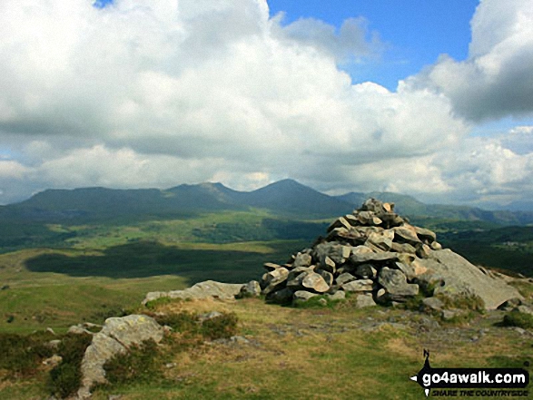 Walk c140 Beacon (Blawith Fells) from Brown Howe - Walna Scar, Dow Crag and The Old Man of Coniston from Beacon (Blawith Fells)