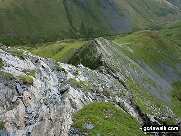 Walk c191 The Glendermackin Round from Mungrisdale - Sharp Edge