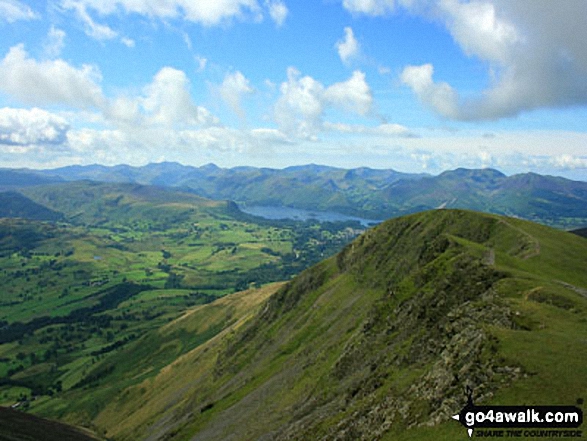 Knowe Crags from Hallsfell Top (Blencathra or Saddleback) 