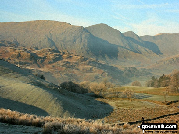 Walk Hollow Moor (Green Quarter) walking UK Mountains in The Far Eastern Fells The Lake District National Park Cumbria, England