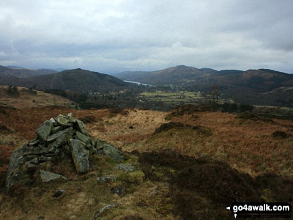 Walk Bigland Barrow walking UK Mountains in The Southern Marches The Lake District National Park Cumbria, England