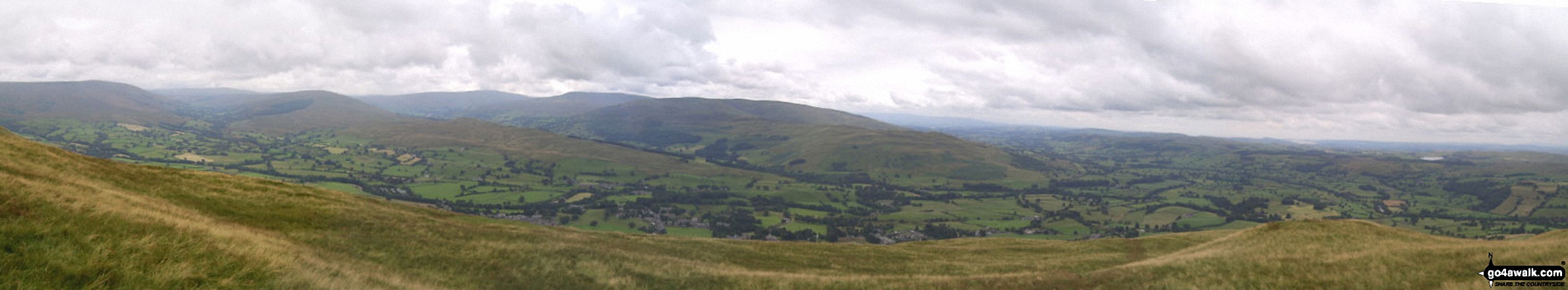 *Sedbergh from Arant Haw