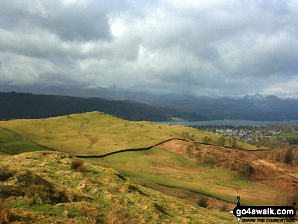 Walk c255 Orrest Head and School Knott from Windermere - School Knott