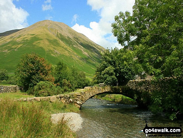 Walk c111 Scafell Pike from Wasdale Head, Wast Water - Kirk Fell from Wasdale Head